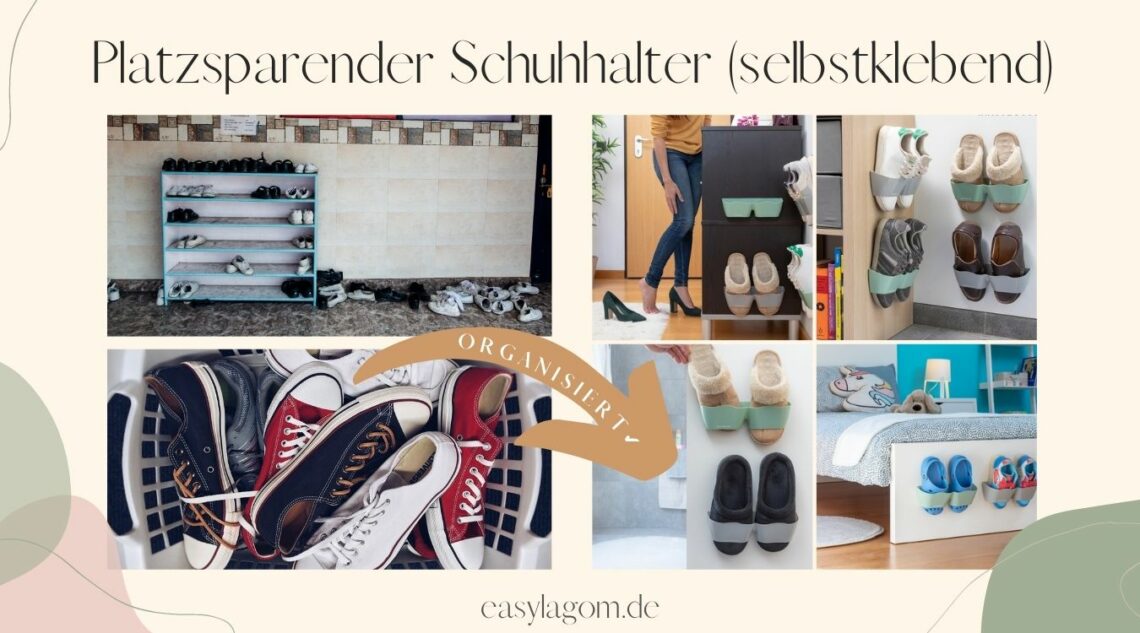 Platzsparender SCHUHHALTER für die Wand/Tür 2022, Sneaker, Schuhe