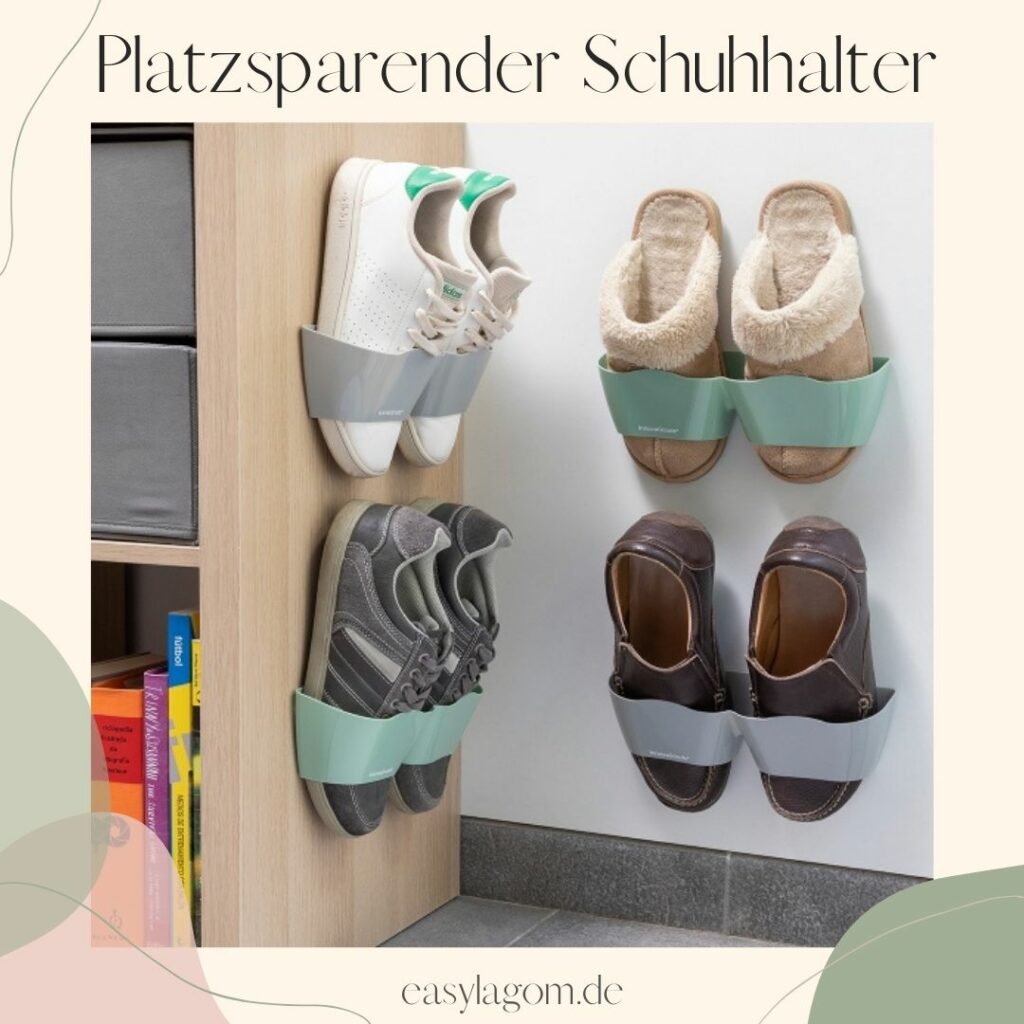 Platzsparender SCHUHHALTER für die Wand/Tür 2022, Sneaker, Schuhe